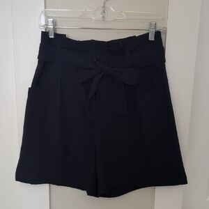 Banana Republic Navy High-Waist Shorts
